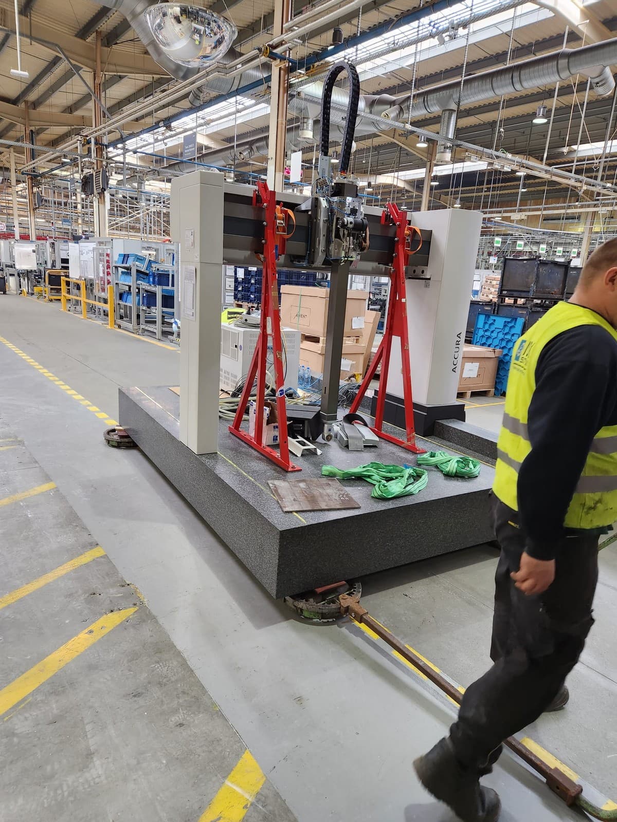 Measuring machine relocation - Poland