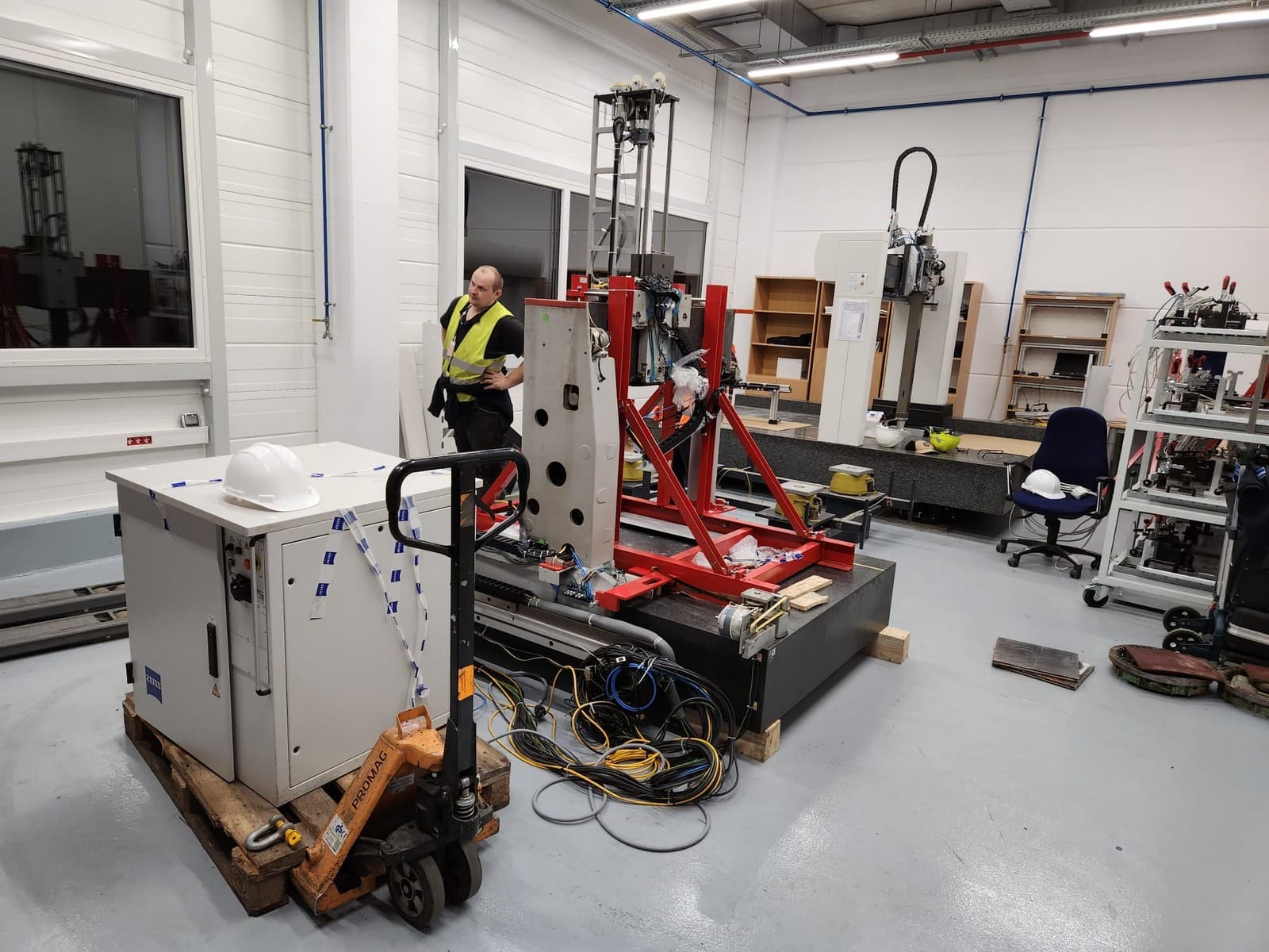 Measuring machine relocation - Poland