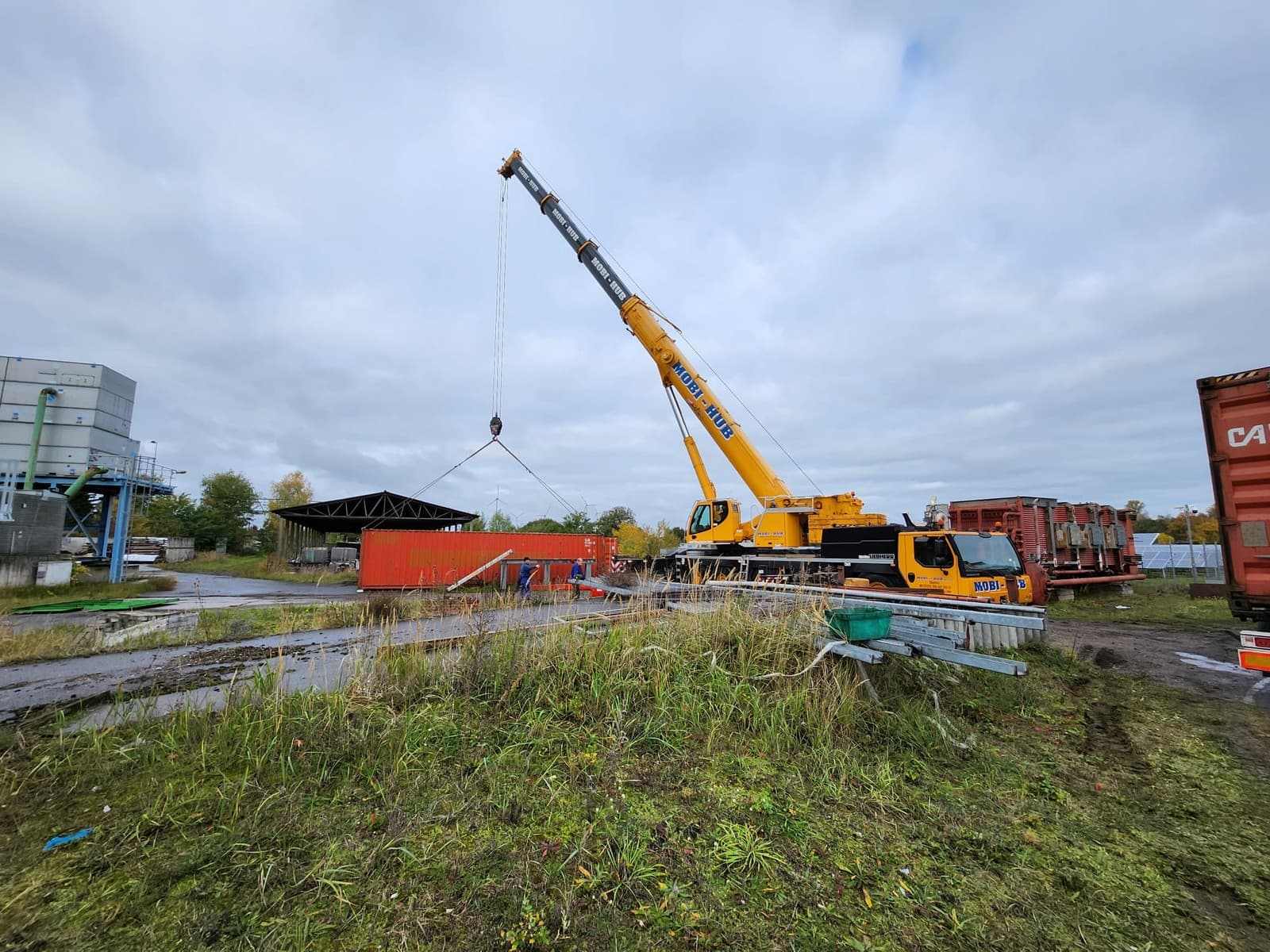 Boiler loading and shipment to Greece