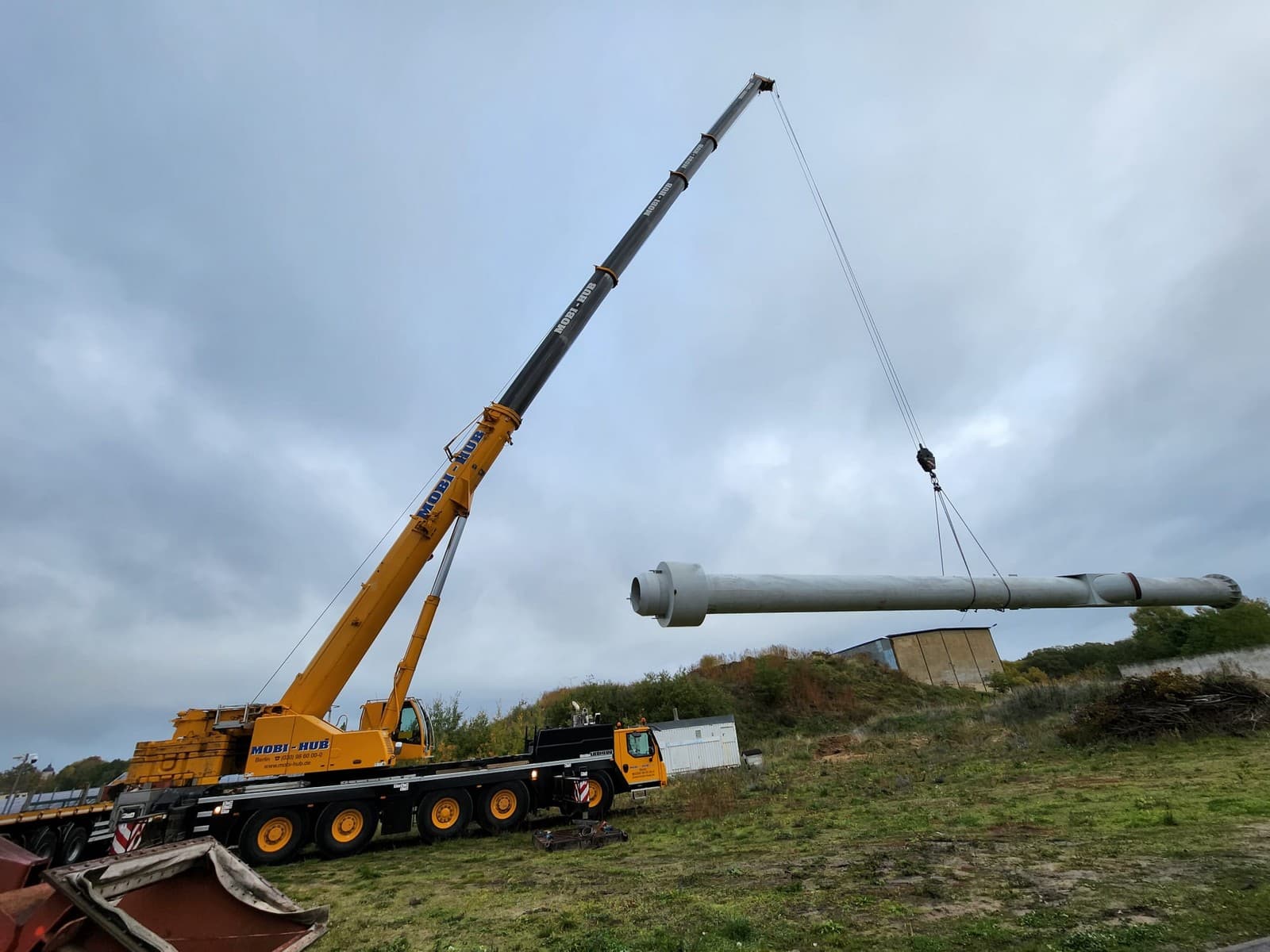 Boiler loading and shipment to Greece